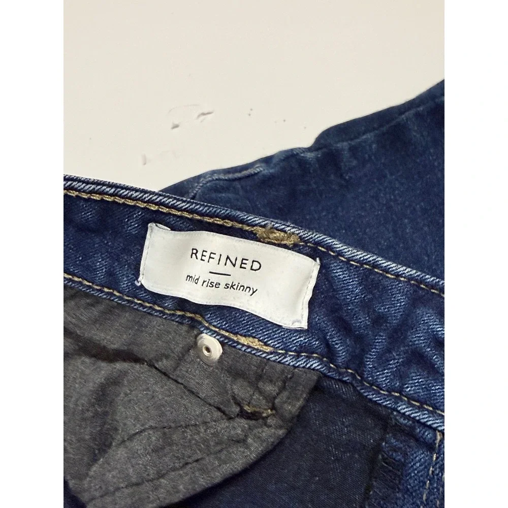 Ellen‎ Tracy Refined Mid Rise Skinny Jeans Dark Wash Size 10 - Picture 5 of 7